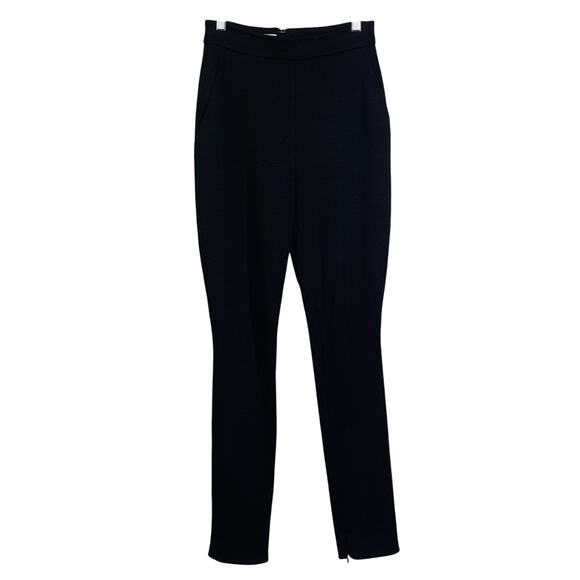 PRADA Riding Pants Equestrian Slim Leg Zipper‎ Y2K Wool Rear Center Zip Closure